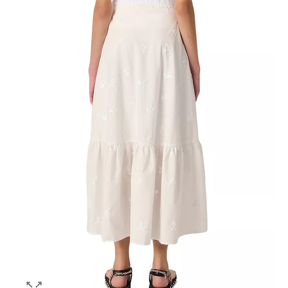 NWT Maje white sequined maxi skirt - Picture 2 of 16